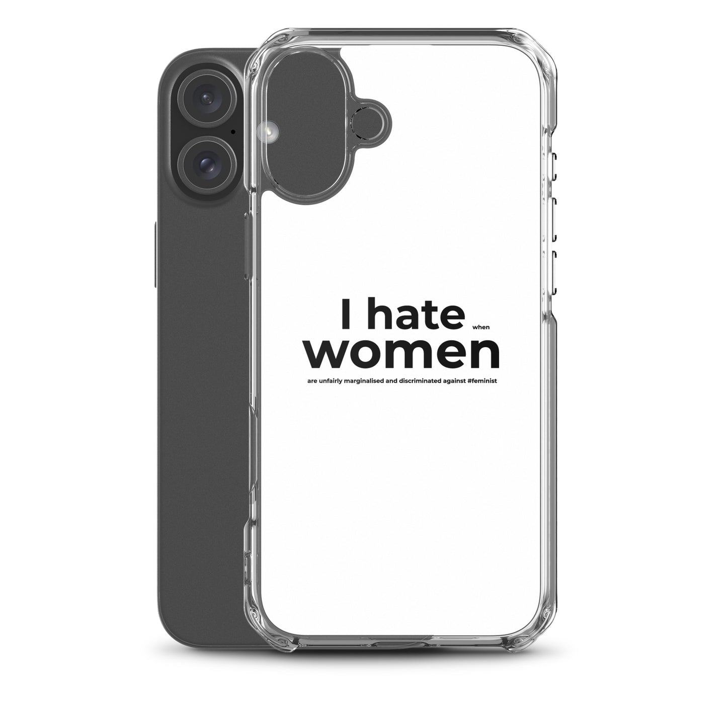 Coque iPhone Feminist I hate women - Sedurro