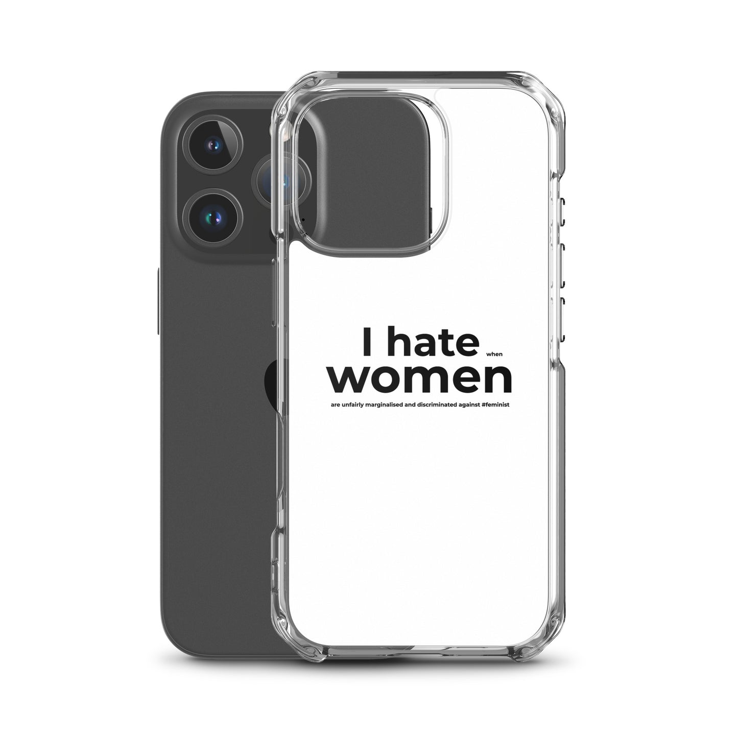 Coque iPhone Feminist I hate women - Sedurro