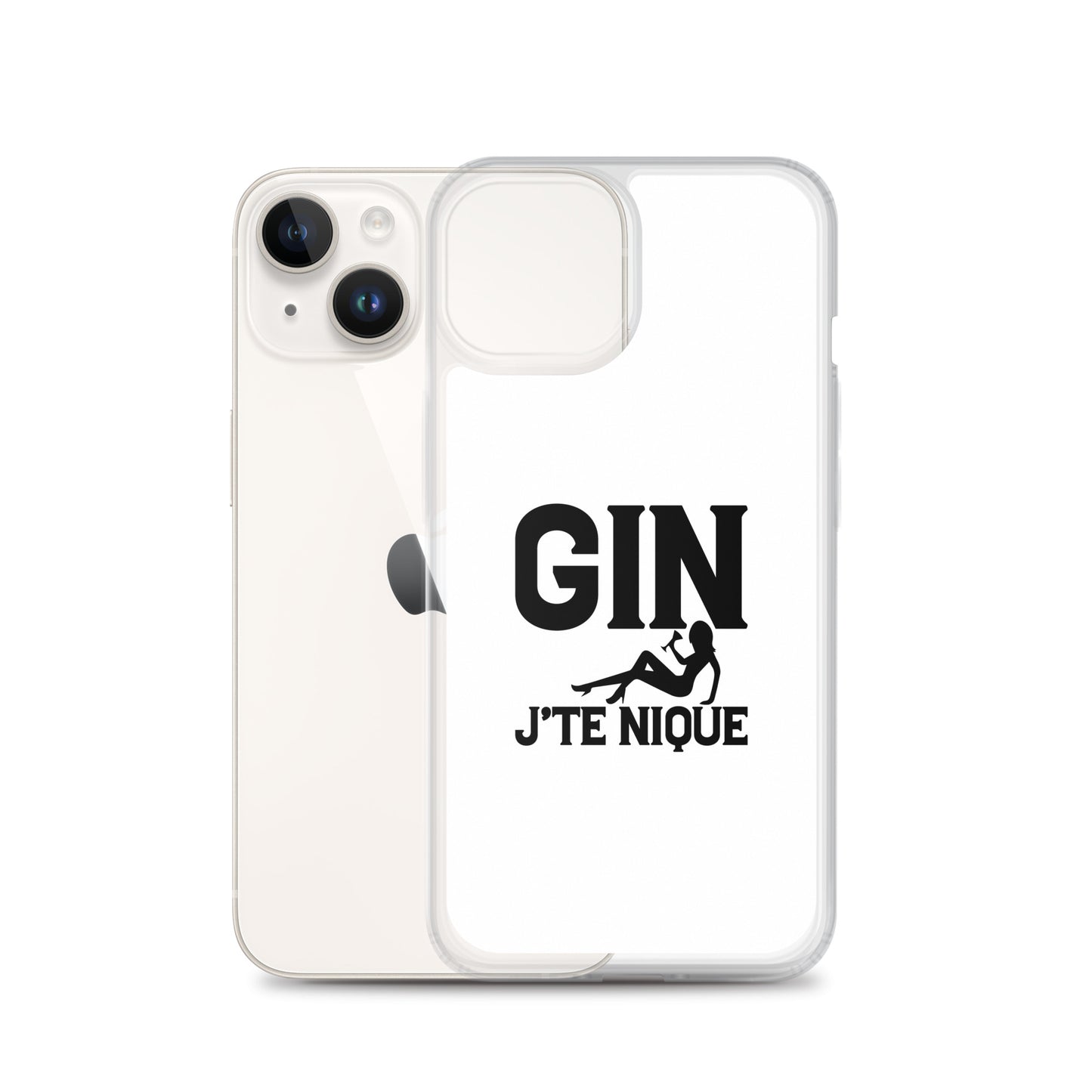 Coque iPhone Gin j'te nique - Sedurro