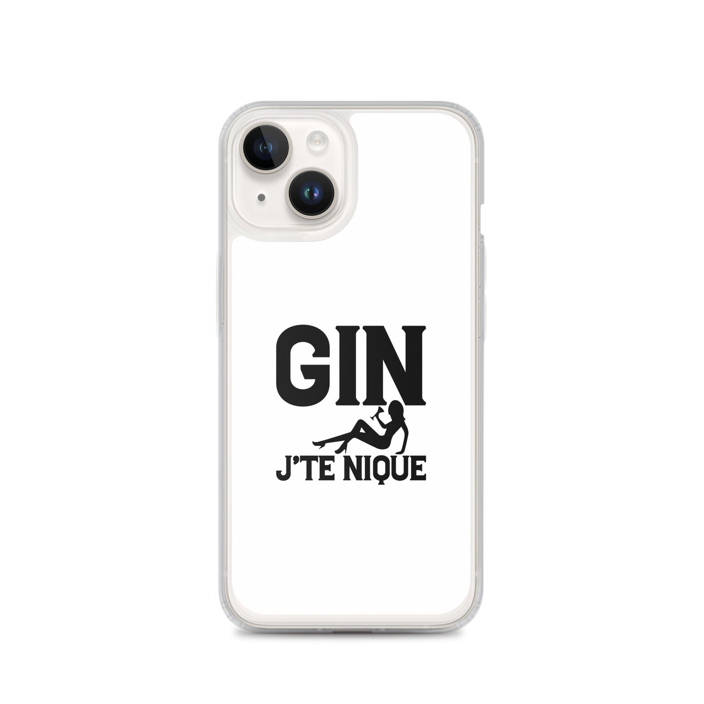 Coque iPhone Gin j'te nique iPhone 14 - Sedurro