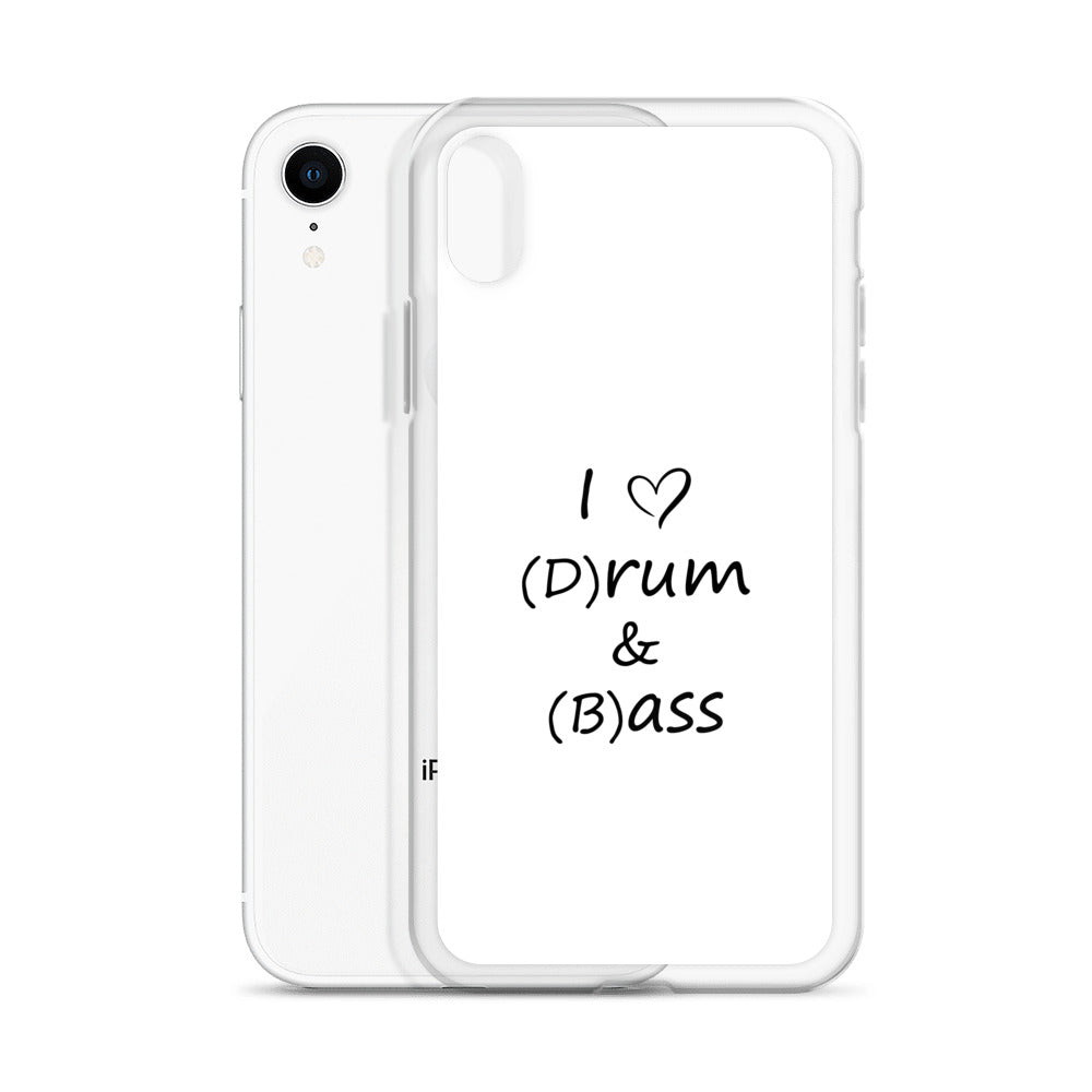 Coque iPhone I love (d)rum and (b)ass - Sedurro