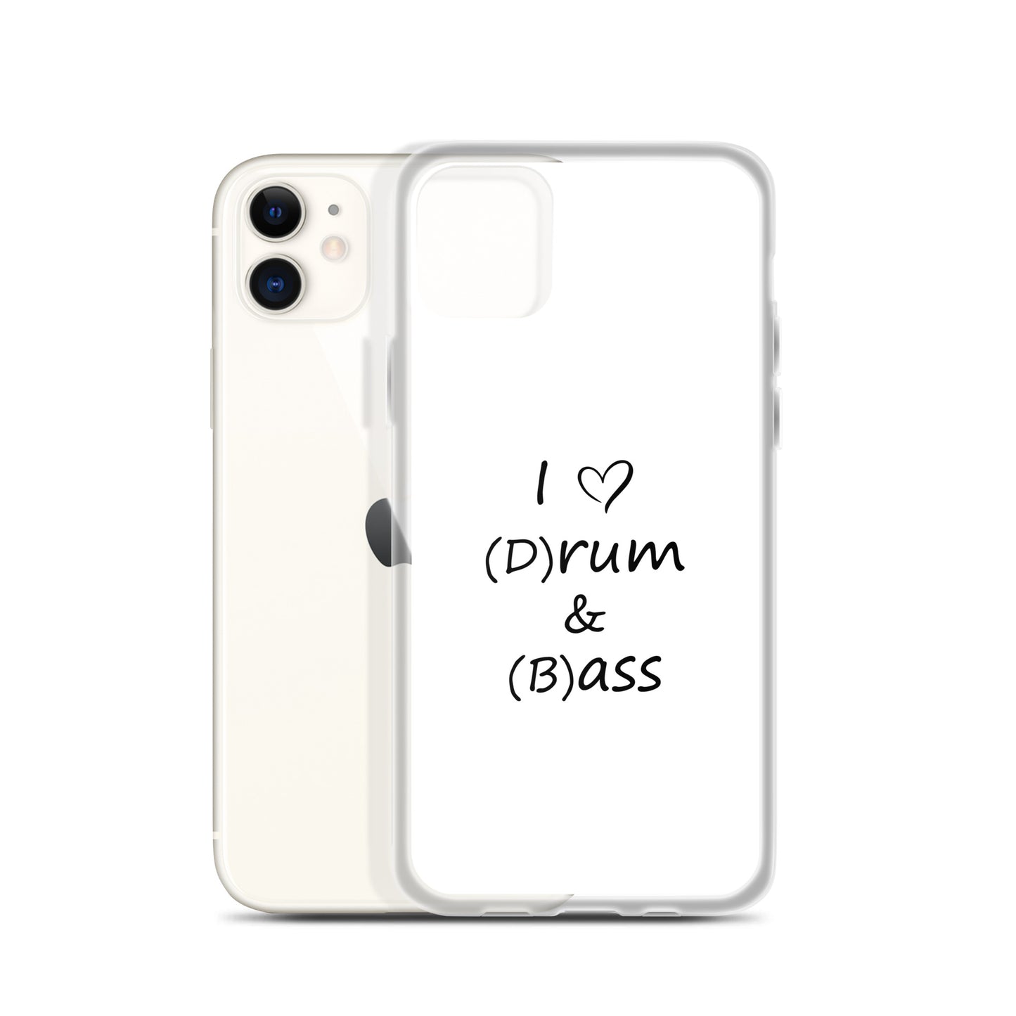 Coque iPhone I love (d)rum and (b)ass - Sedurro