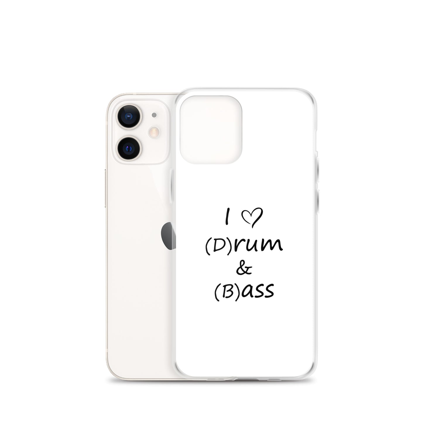 Coque iPhone I love (d)rum and (b)ass - Sedurro