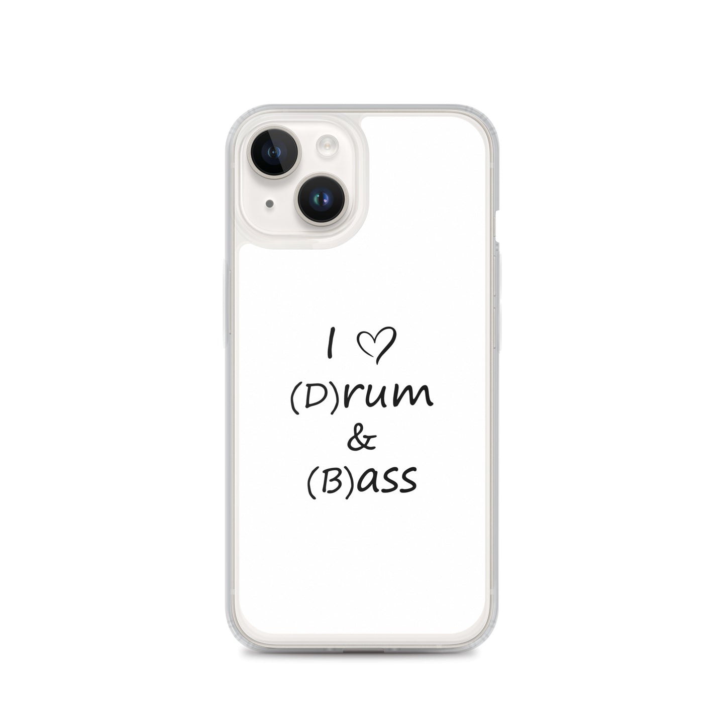 Coque iPhone I love (d)rum and (b)ass - Sedurro