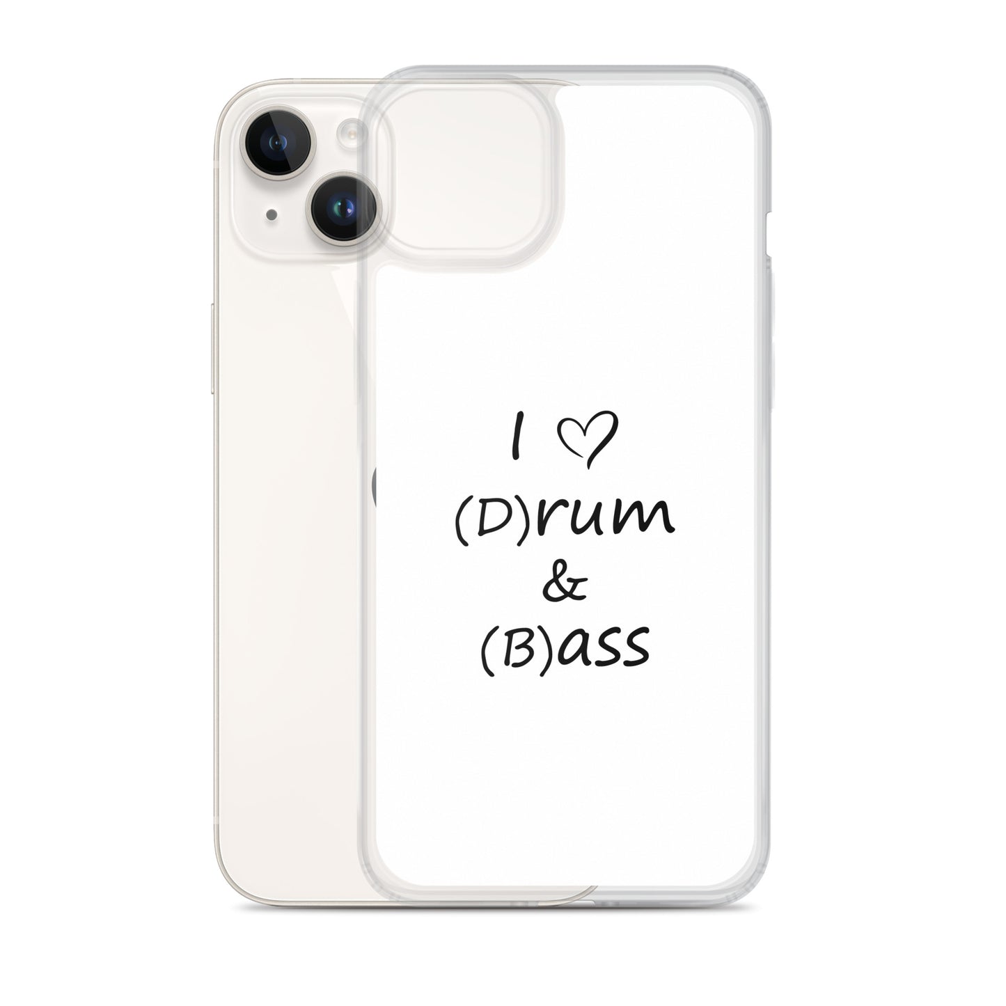 Coque iPhone I love (d)rum and (b)ass - Sedurro