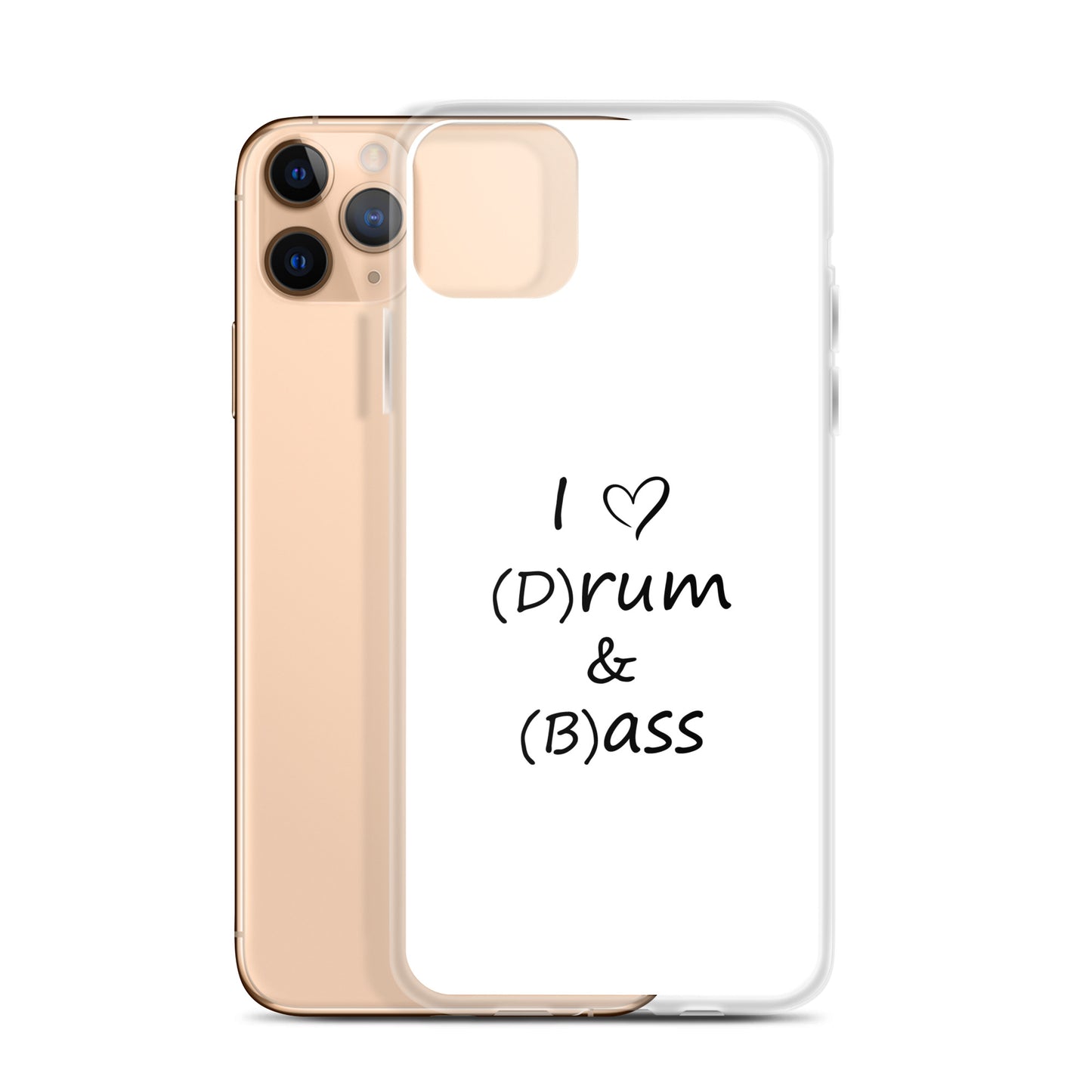 Coque iPhone I love (d)rum and (b)ass - Sedurro