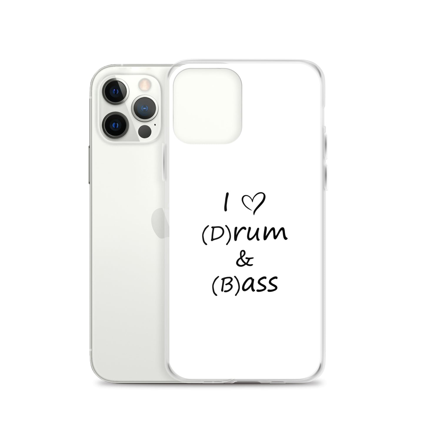 Coque iPhone I love (d)rum and (b)ass - Sedurro