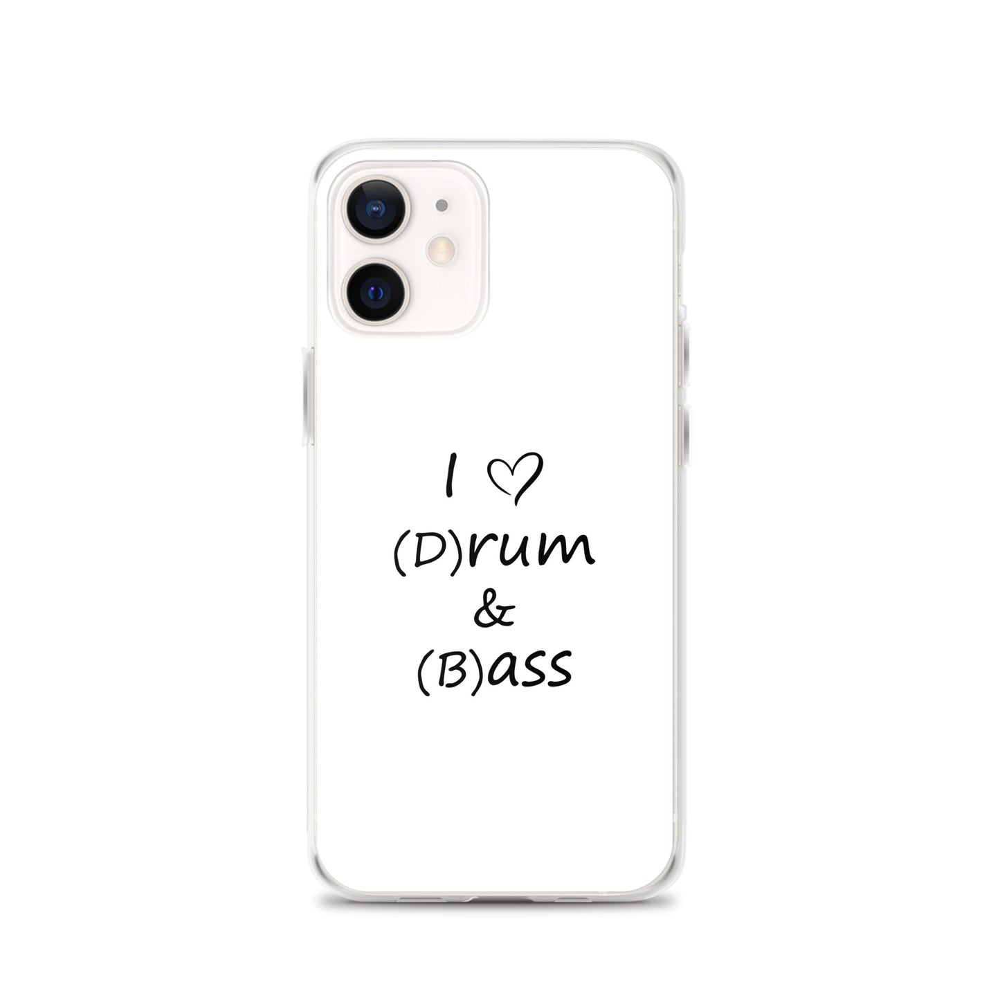 Coque iPhone I love (d)rum and (b)ass - Sedurro
