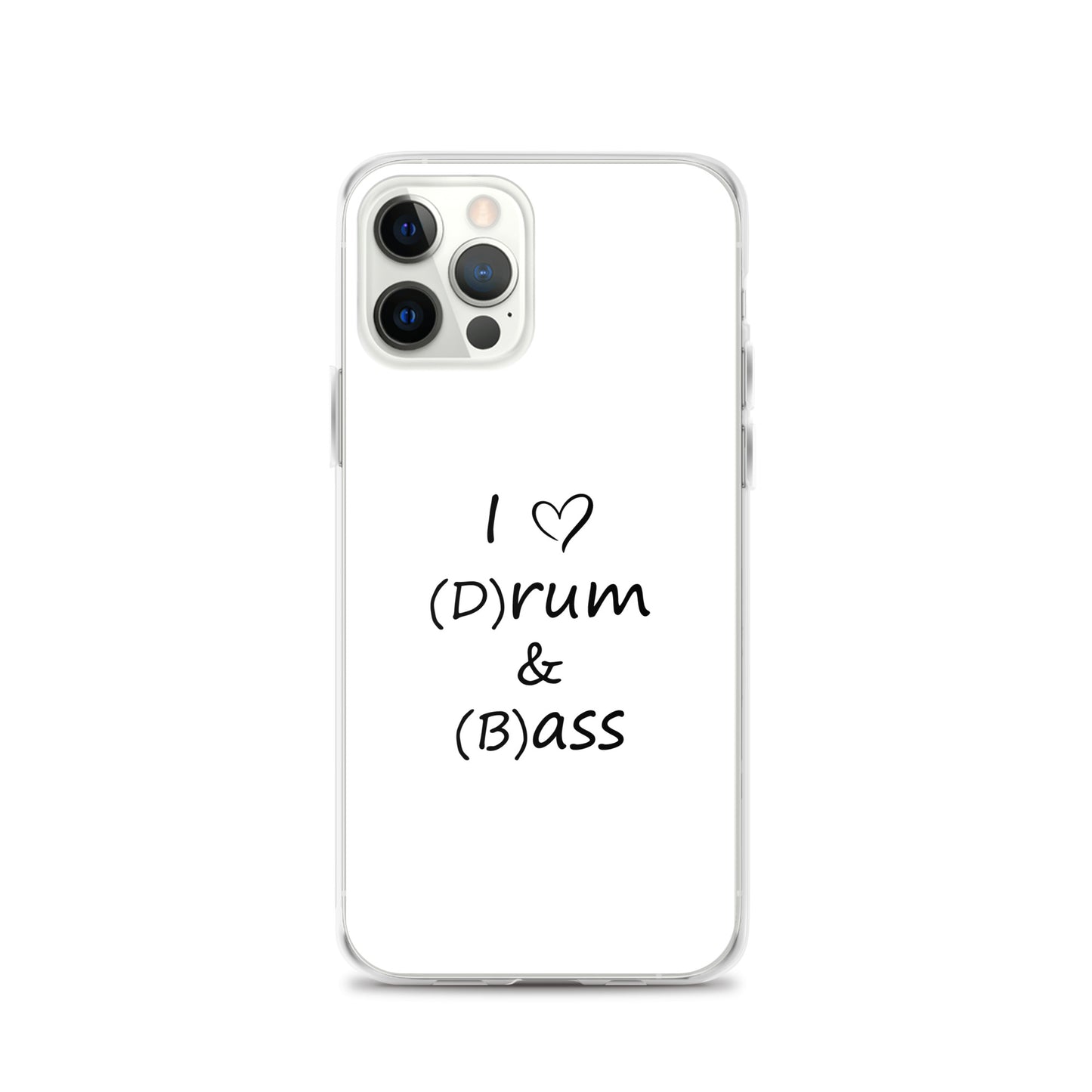 Coque iPhone I love (d)rum and (b)ass - Sedurro