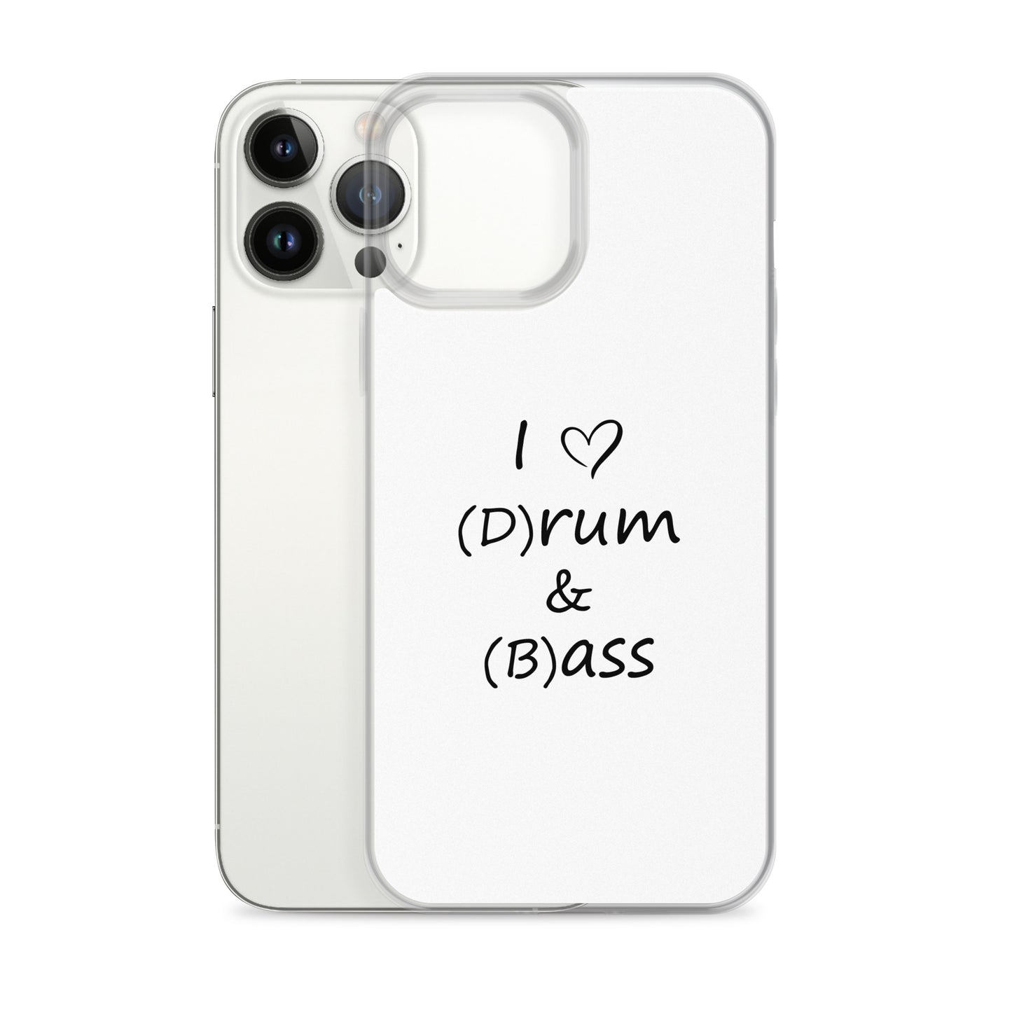 Coque iPhone I love (d)rum and (b)ass - Sedurro