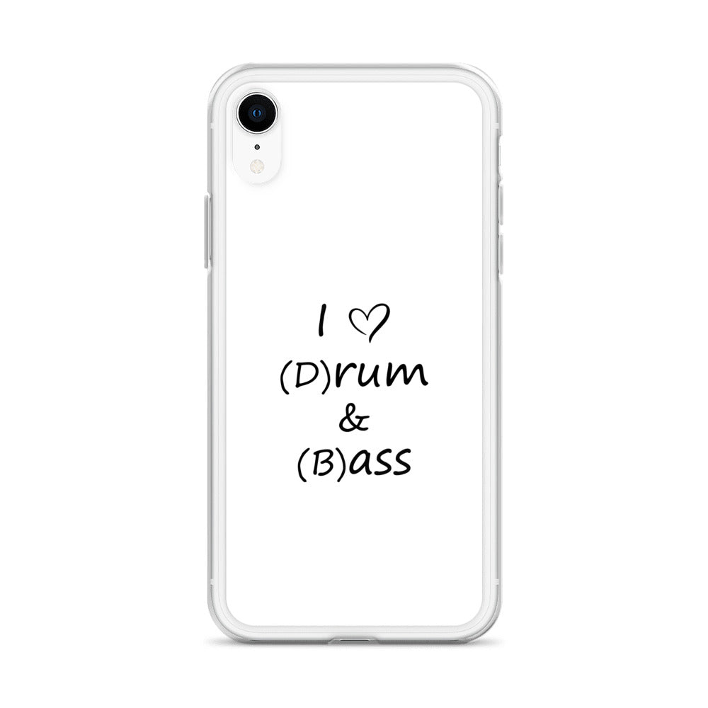 Coque iPhone I love (d)rum and (b)ass - Sedurro