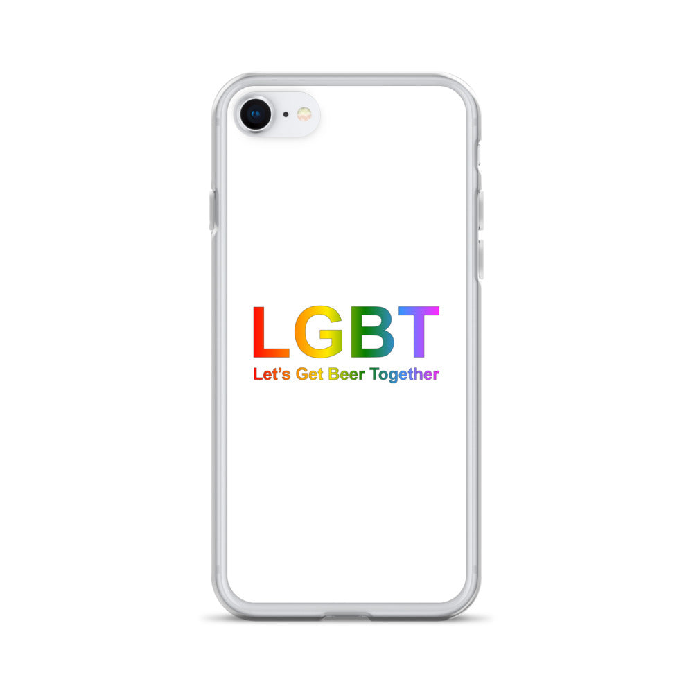 Coque iPhone LGBT Let's Get Beer Together iPhone 7 8 - Sedurro