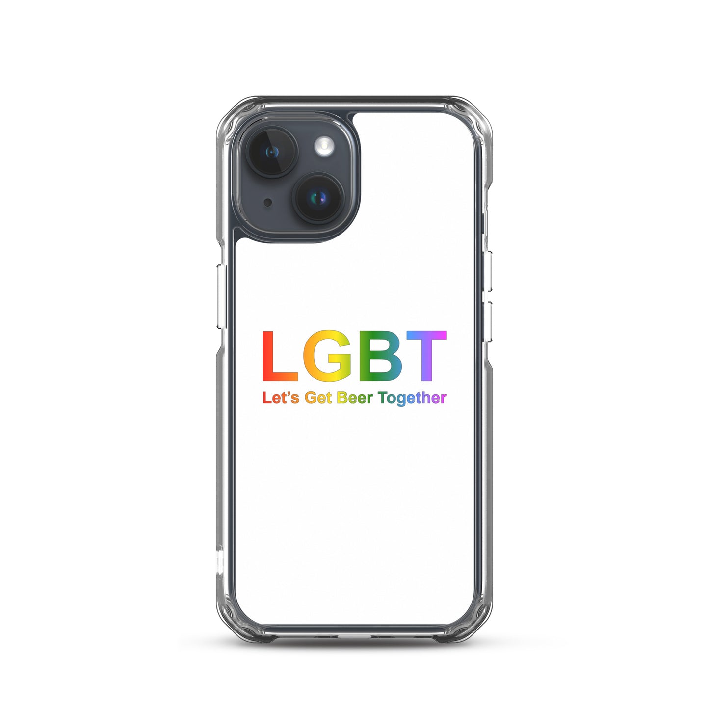 Coque iPhone LGBT Let's Get Beer Together iPhone 15 - Sedurro