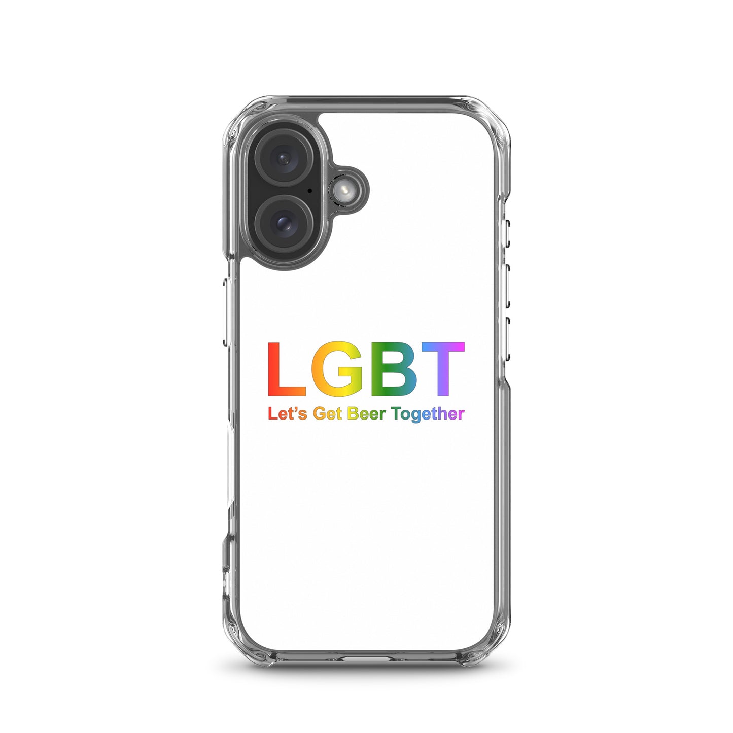 Coque iPhone LGBT Let's Get Beer Together iPhone 16 - Sedurro