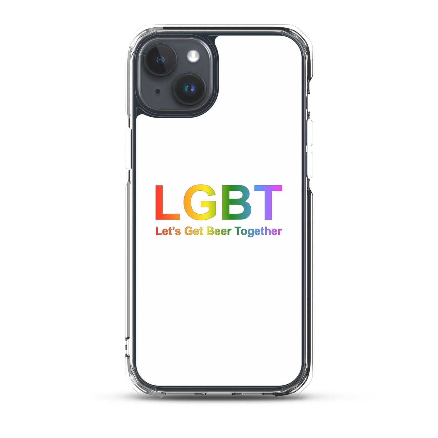 Coque iPhone LGBT Let's Get Beer Together iPhone 15 Plus - Sedurro