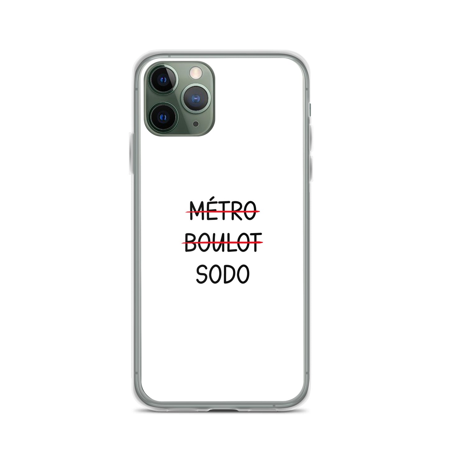 Coque iPhone Métro boulot sodo - Sedurro
