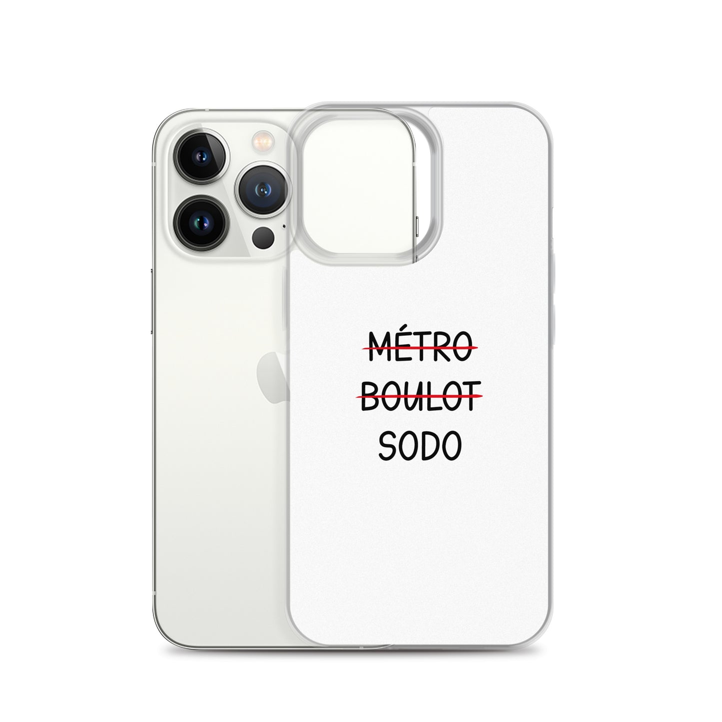 Coque iPhone Métro boulot sodo - Sedurro