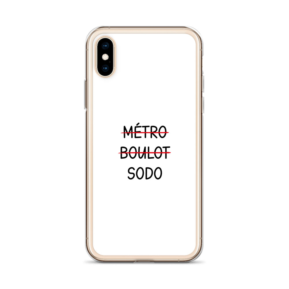Coque iPhone Métro boulot sodo - Sedurro