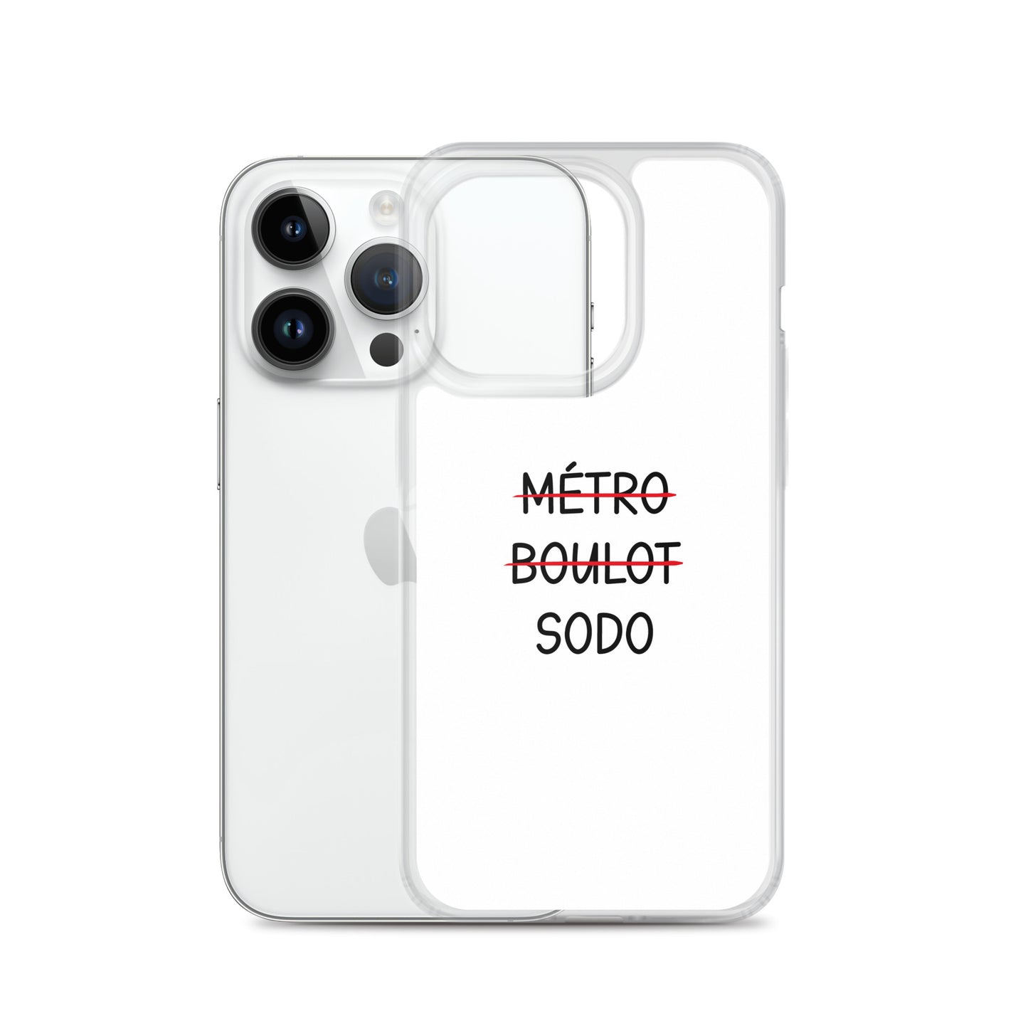 Coque iPhone Métro boulot sodo - Sedurro