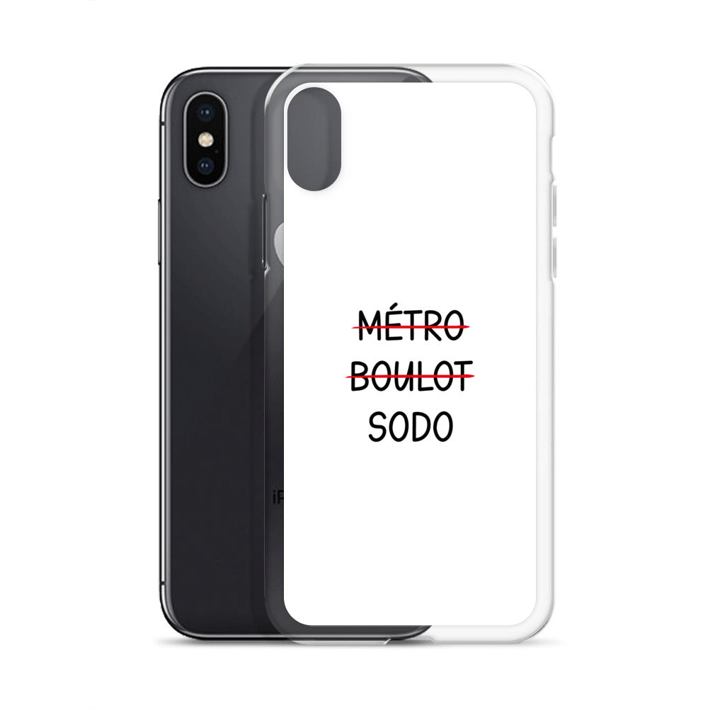 Coque iPhone Métro boulot sodo - Sedurro