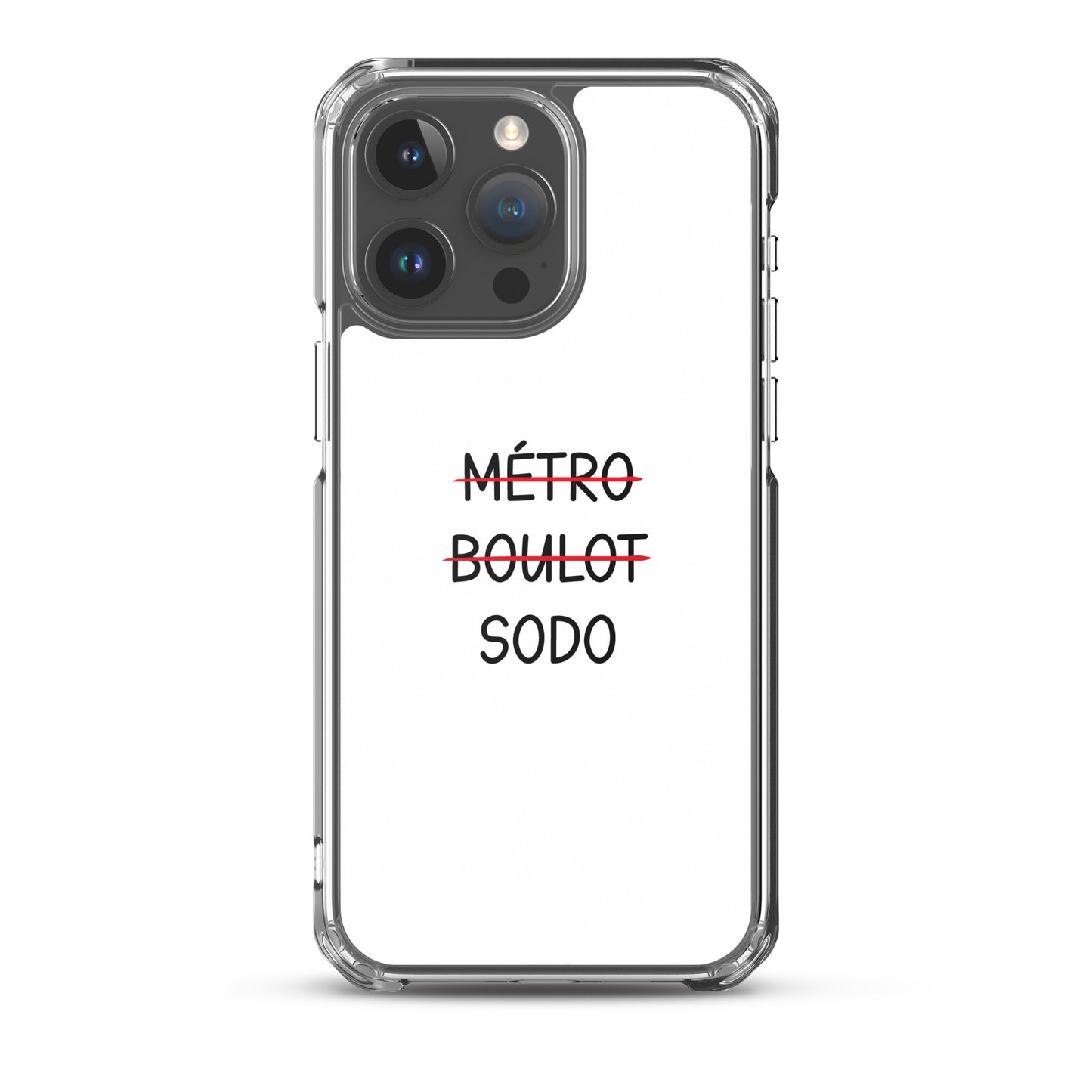 Coque iPhone Métro boulot sodo - Sedurro