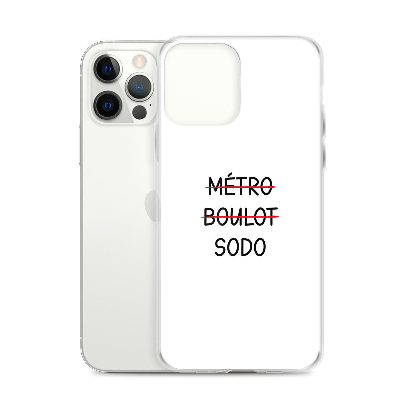 Coque iPhone Métro boulot sodo - Sedurro