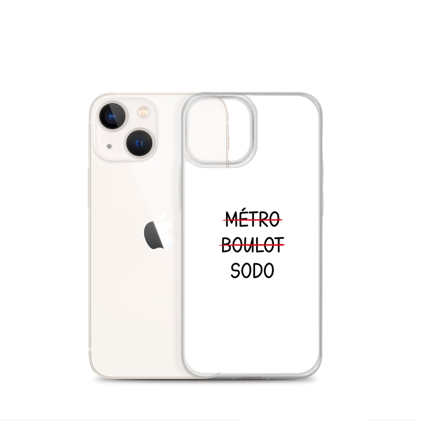 Coque iPhone Métro boulot sodo - Sedurro