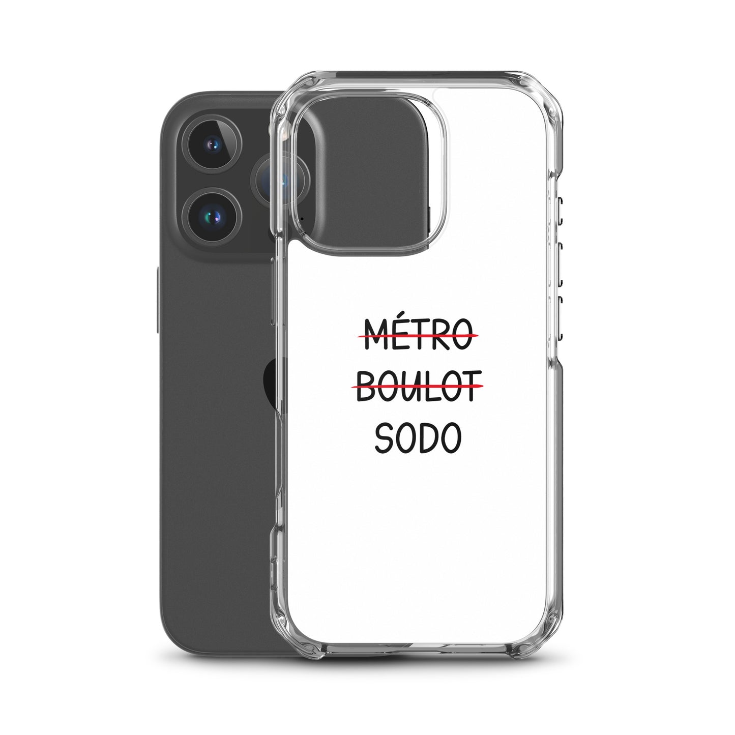 Coque iPhone Métro boulot sodo - Sedurro