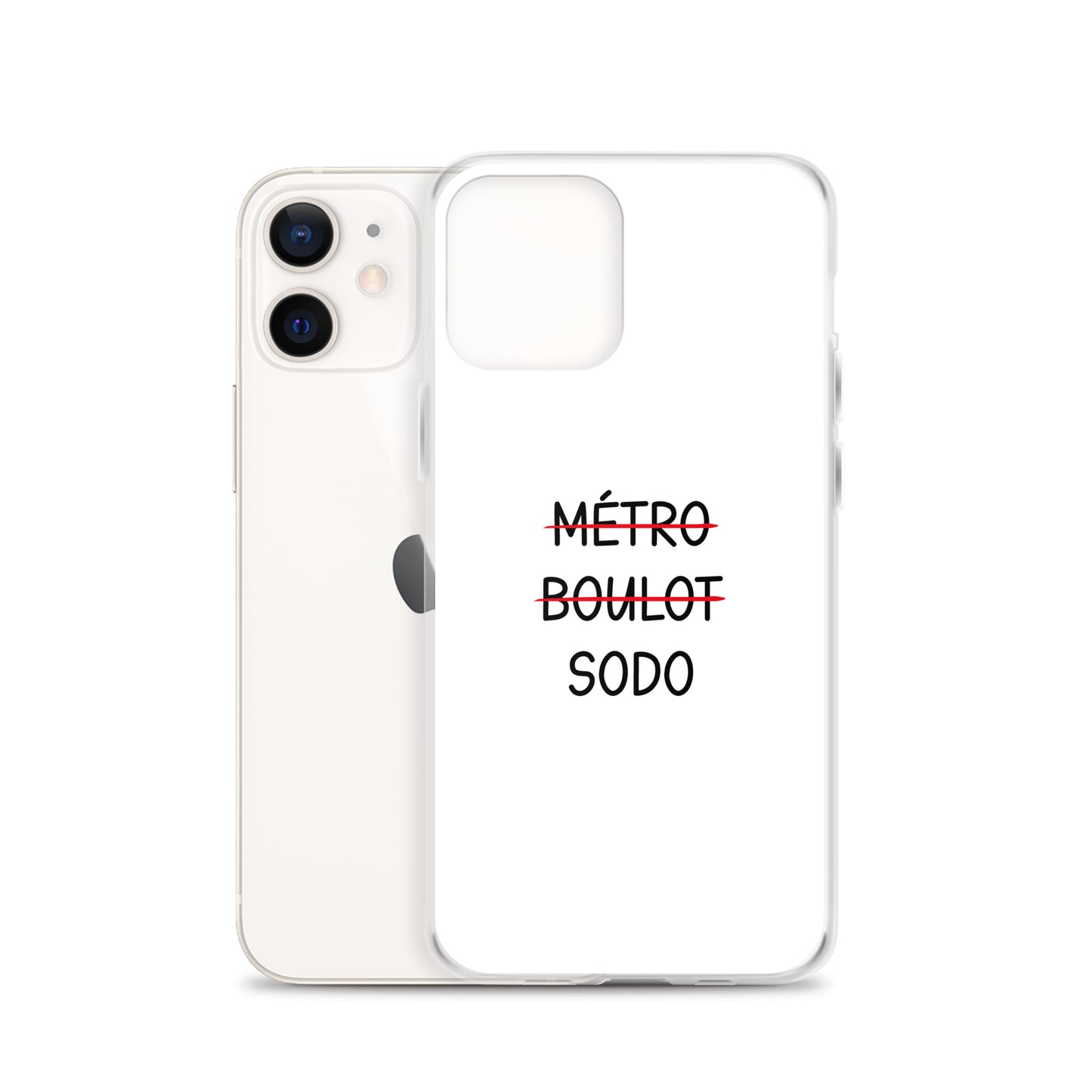 Coque iPhone Métro boulot sodo - Sedurro