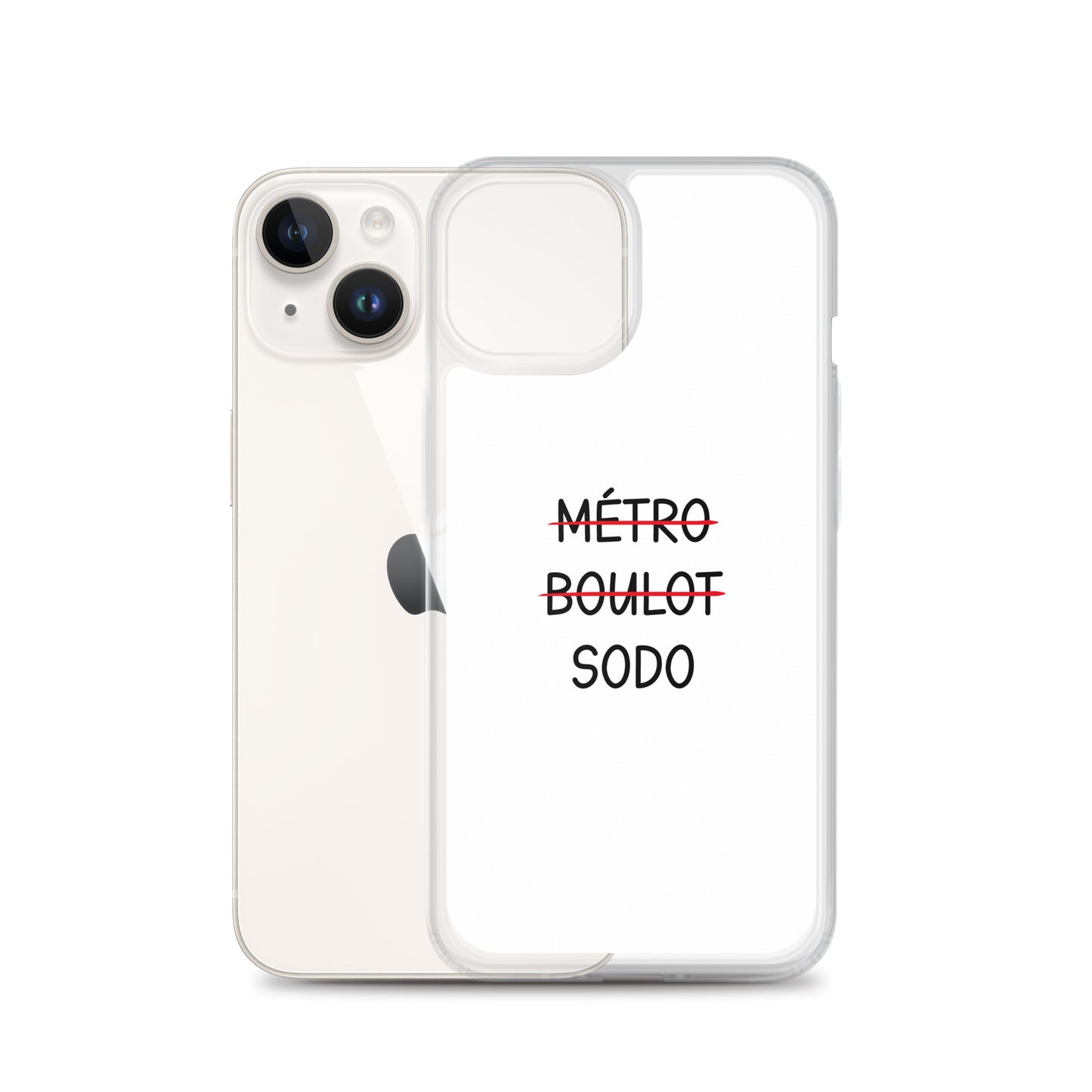 Coque iPhone Métro boulot sodo - Sedurro