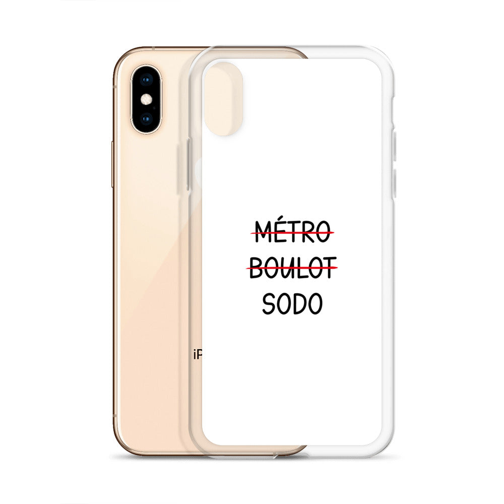 Coque iPhone Métro boulot sodo - Sedurro