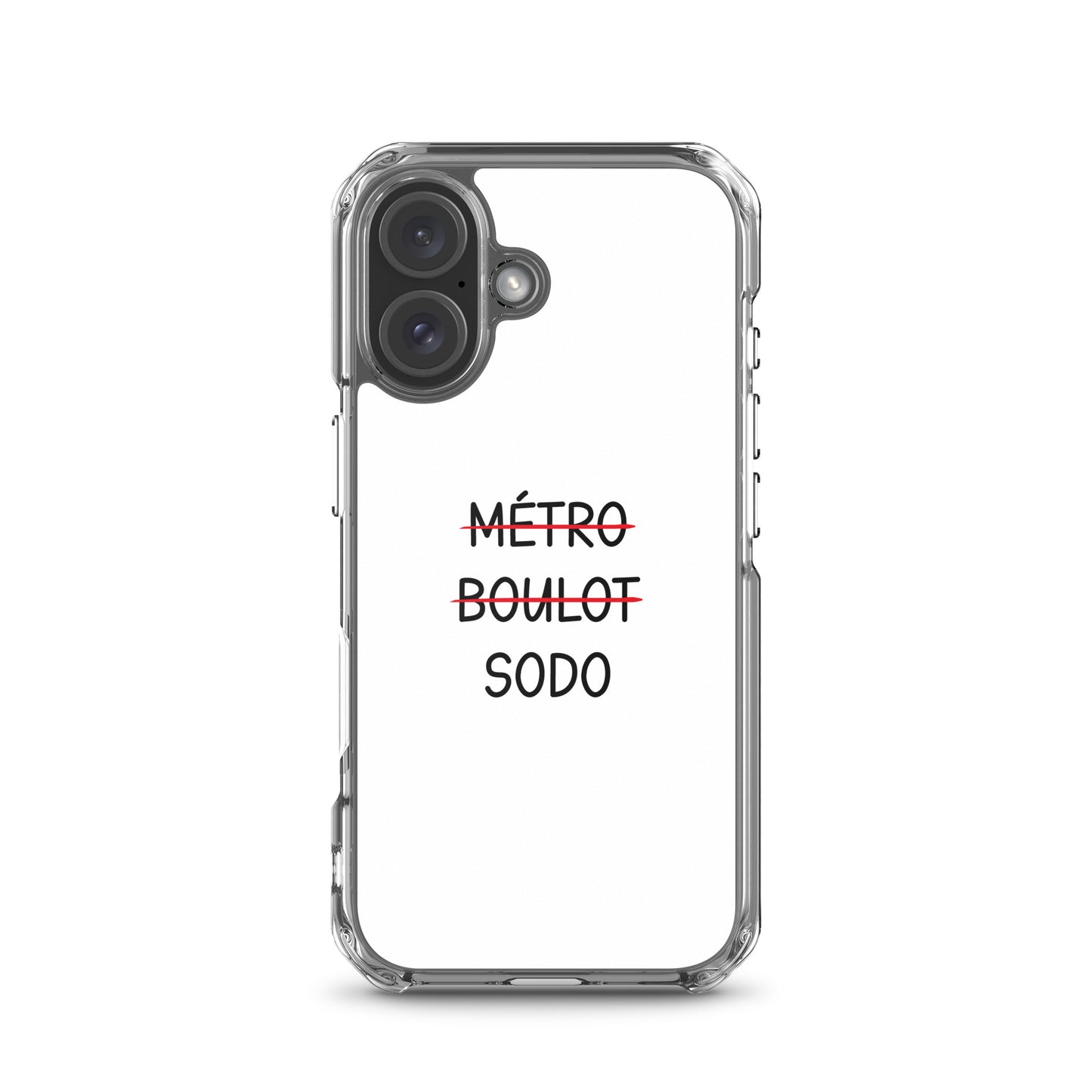 Coque iPhone Métro boulot sodo - Sedurro