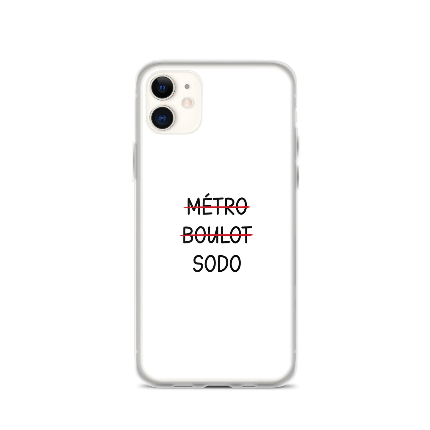 Coque iPhone Métro boulot sodo - Sedurro