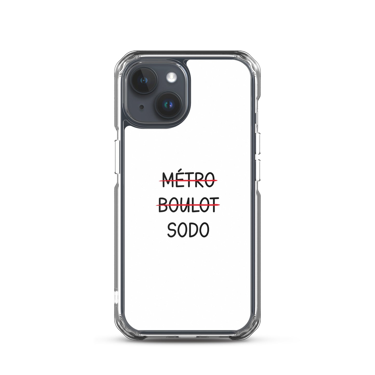 Coque iPhone Métro boulot sodo - Sedurro