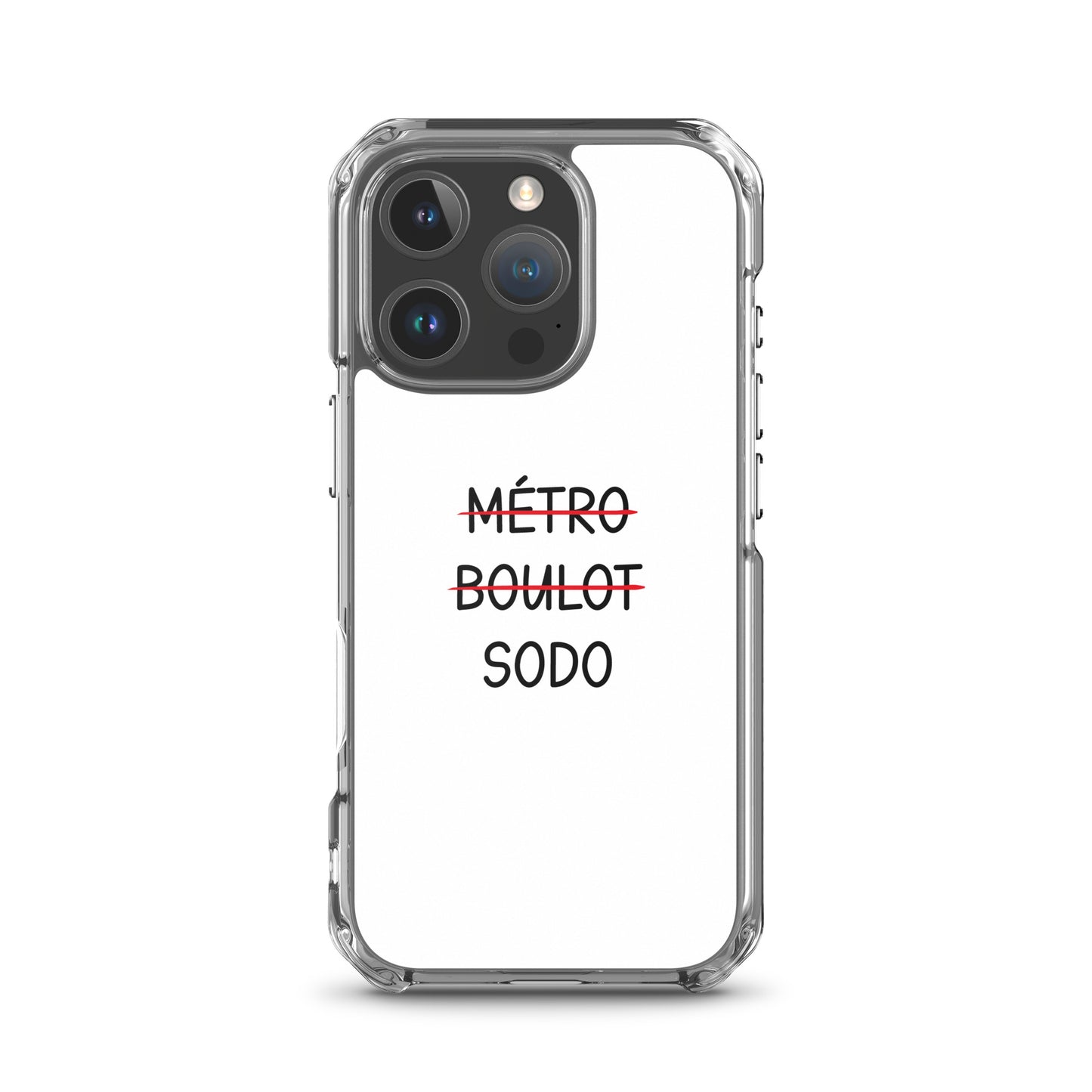Coque iPhone Métro boulot sodo - Sedurro