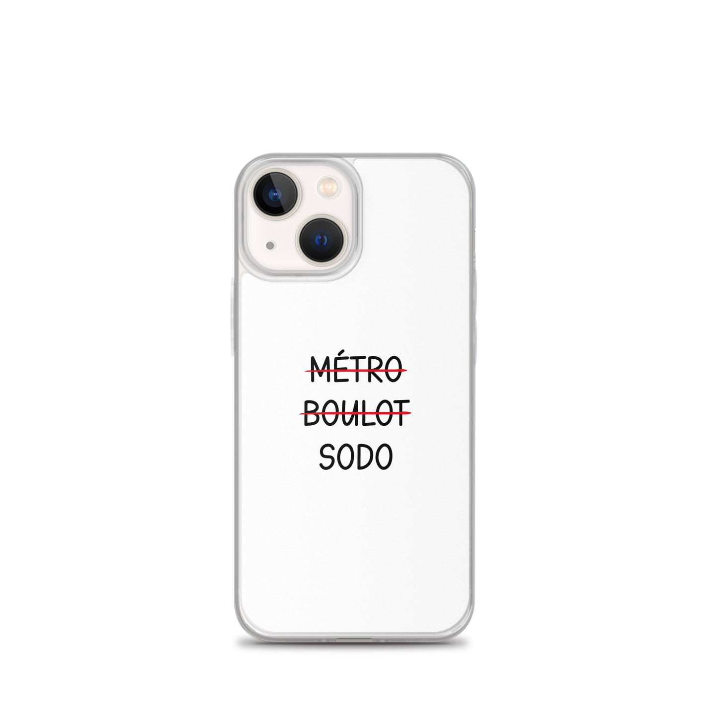 Coque iPhone Métro boulot sodo - Sedurro