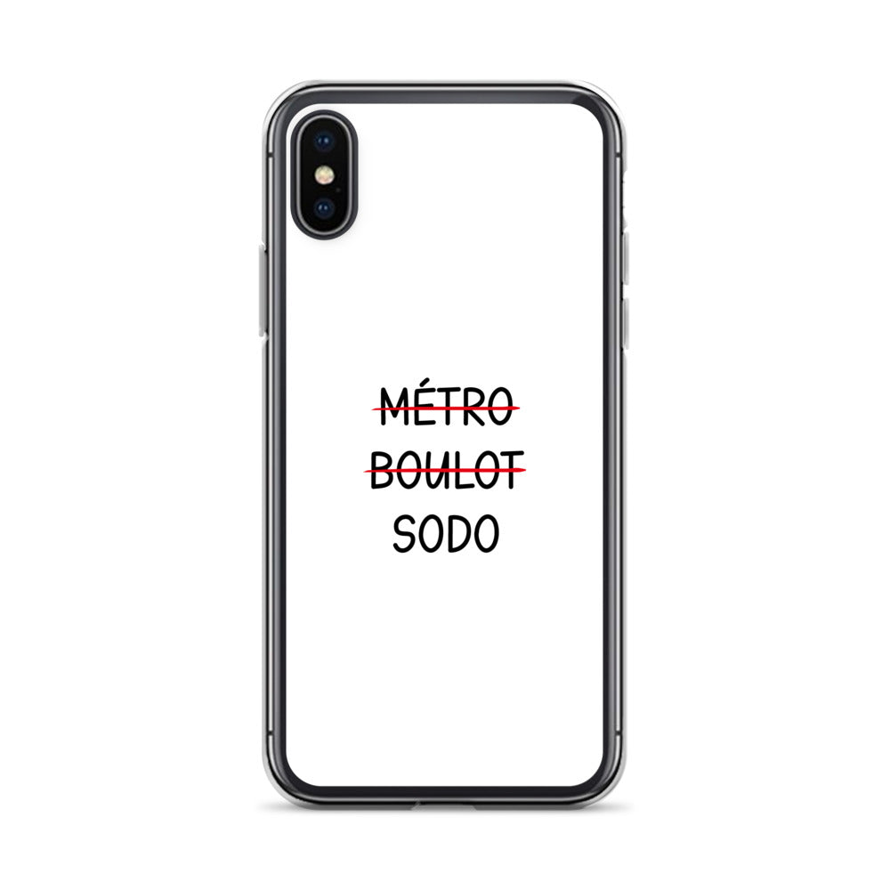 Coque iPhone Métro boulot sodo - Sedurro