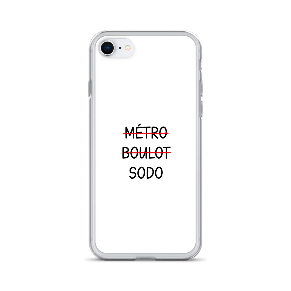 Coque iPhone Métro boulot sodo - Sedurro