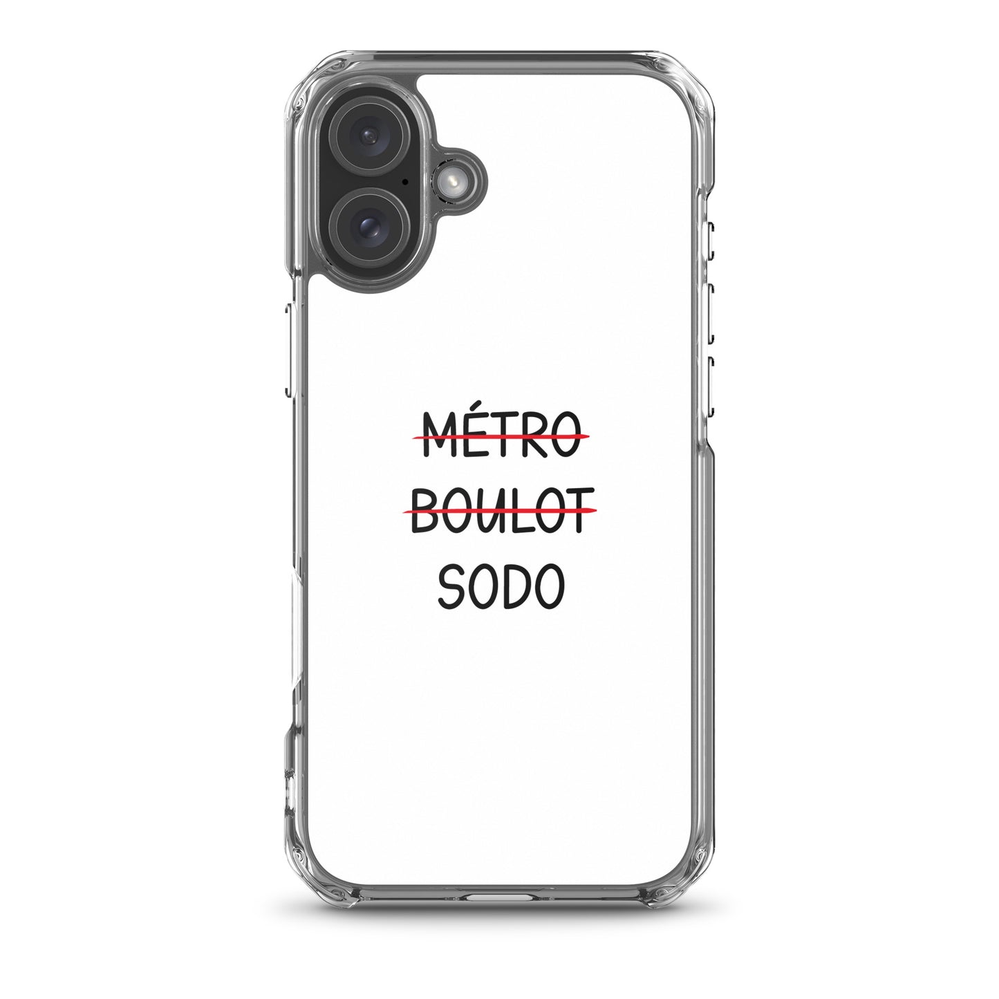 Coque iPhone Métro boulot sodo - Sedurro