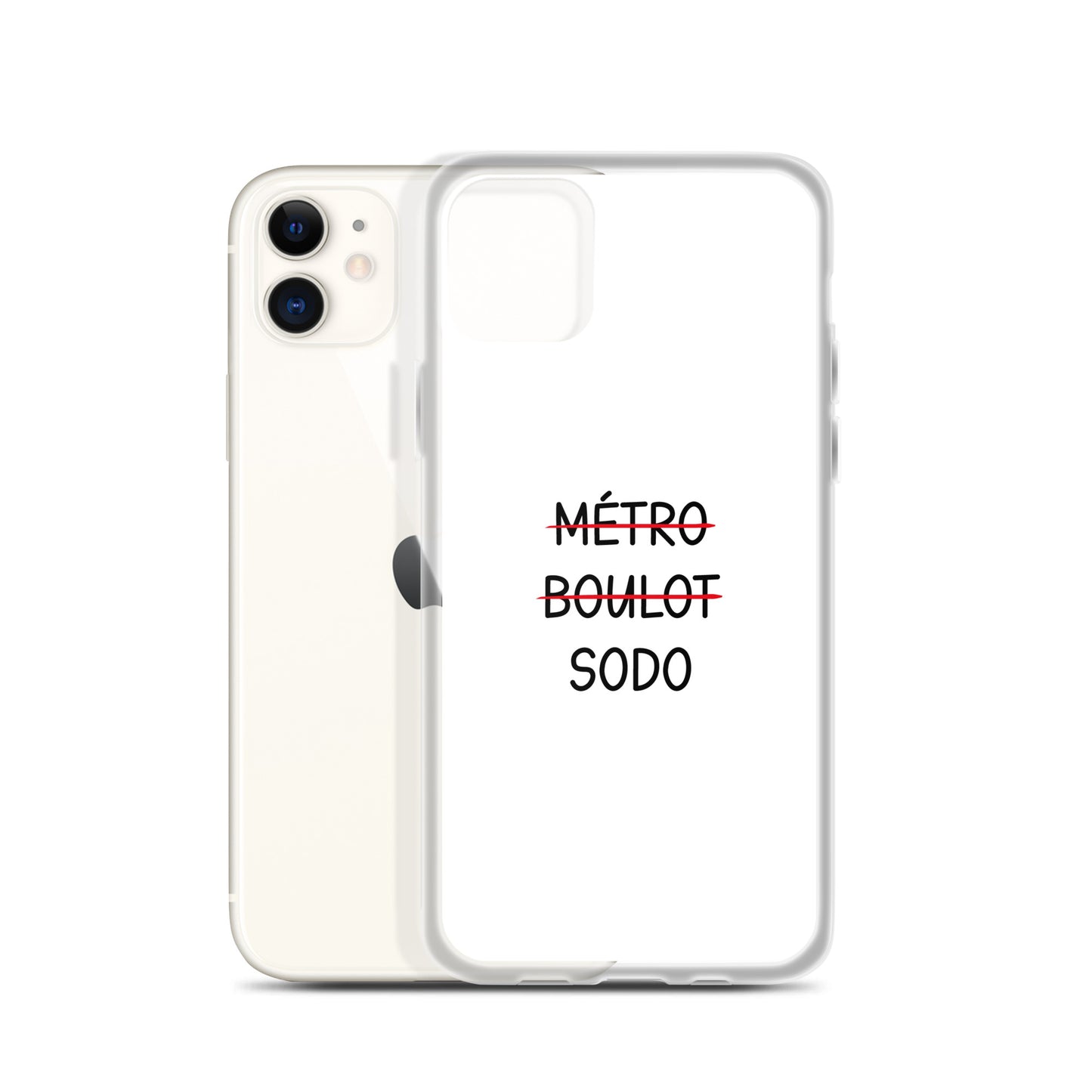 Coque iPhone Métro boulot sodo - Sedurro