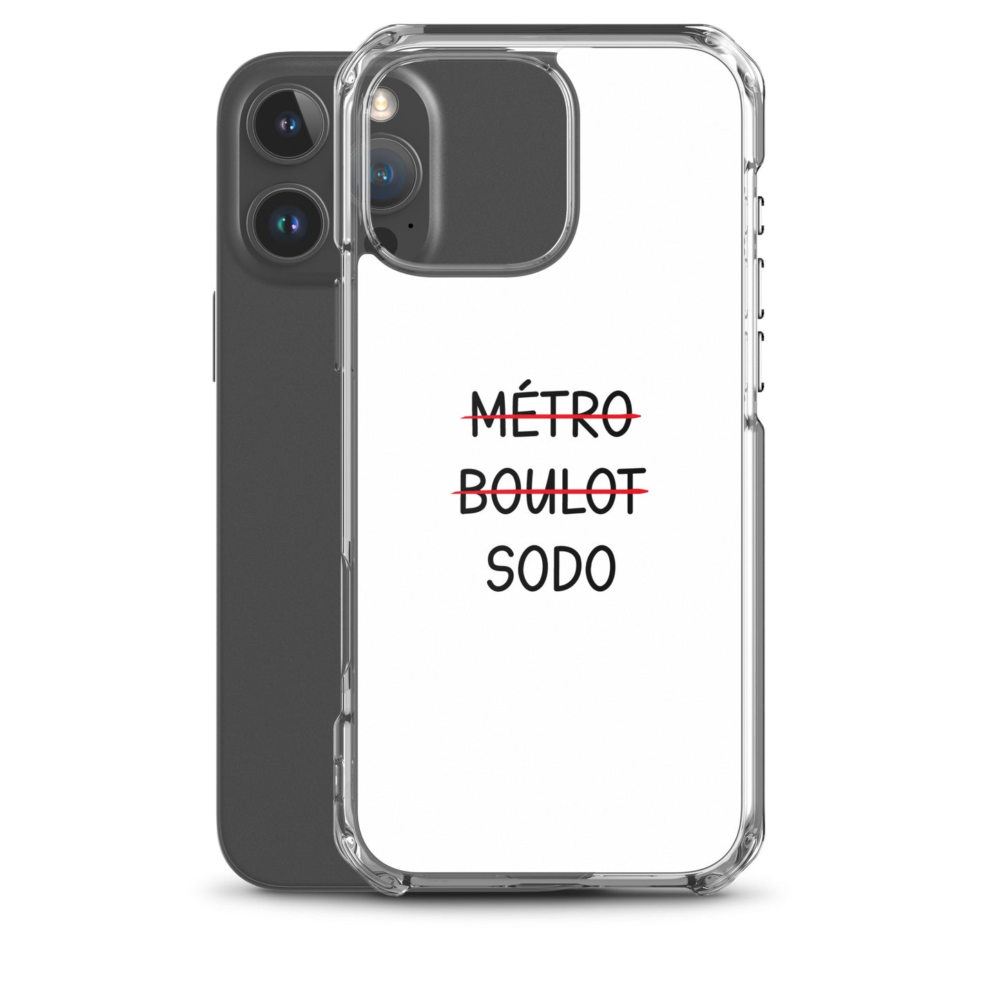 Coque iPhone Métro boulot sodo - Sedurro