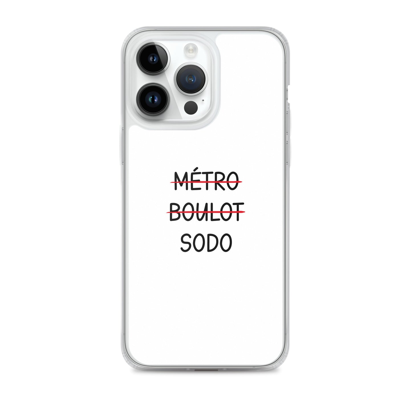 Coque iPhone Métro boulot sodo - Sedurro