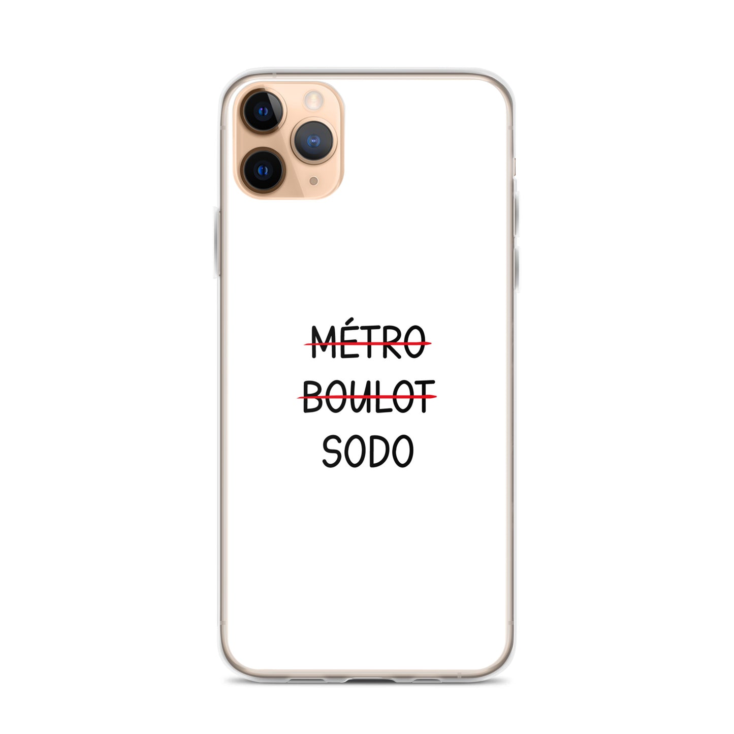 Coque iPhone Métro boulot sodo - Sedurro