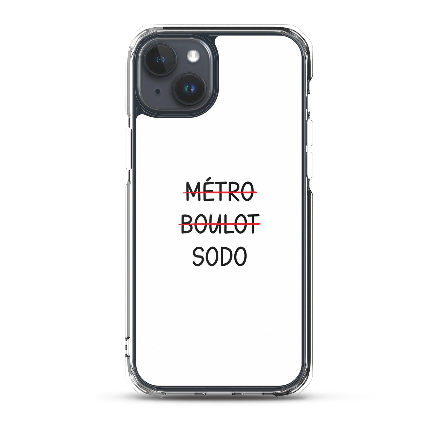 Coque iPhone Métro boulot sodo - Sedurro