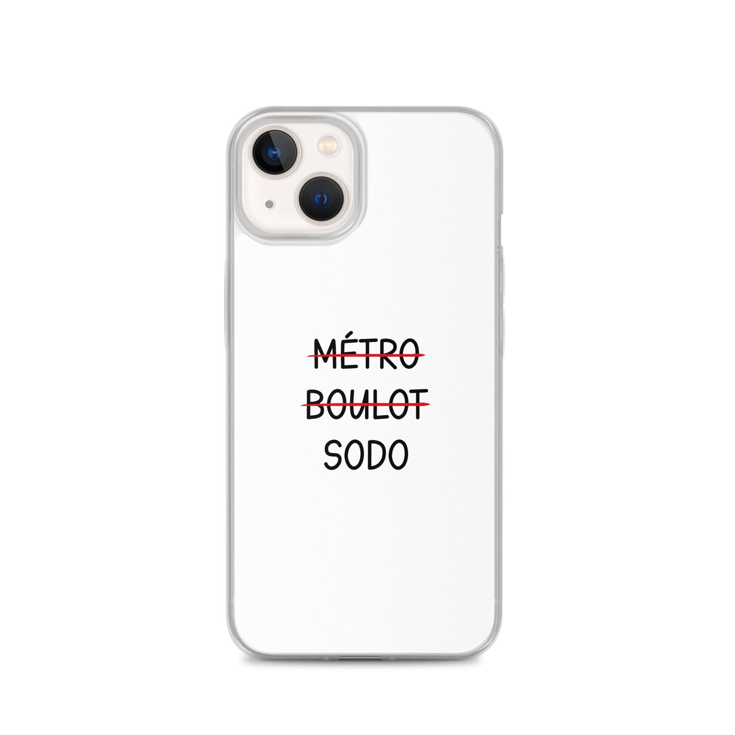 Coque iPhone Métro boulot sodo - Sedurro
