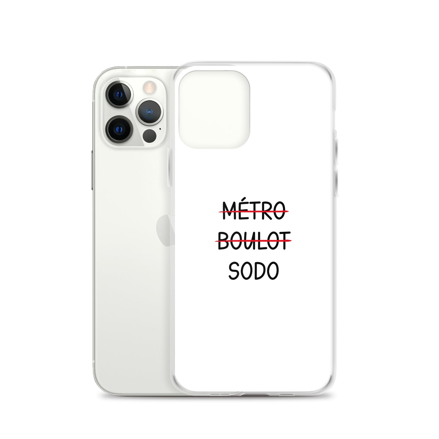 Coque iPhone Métro boulot sodo - Sedurro