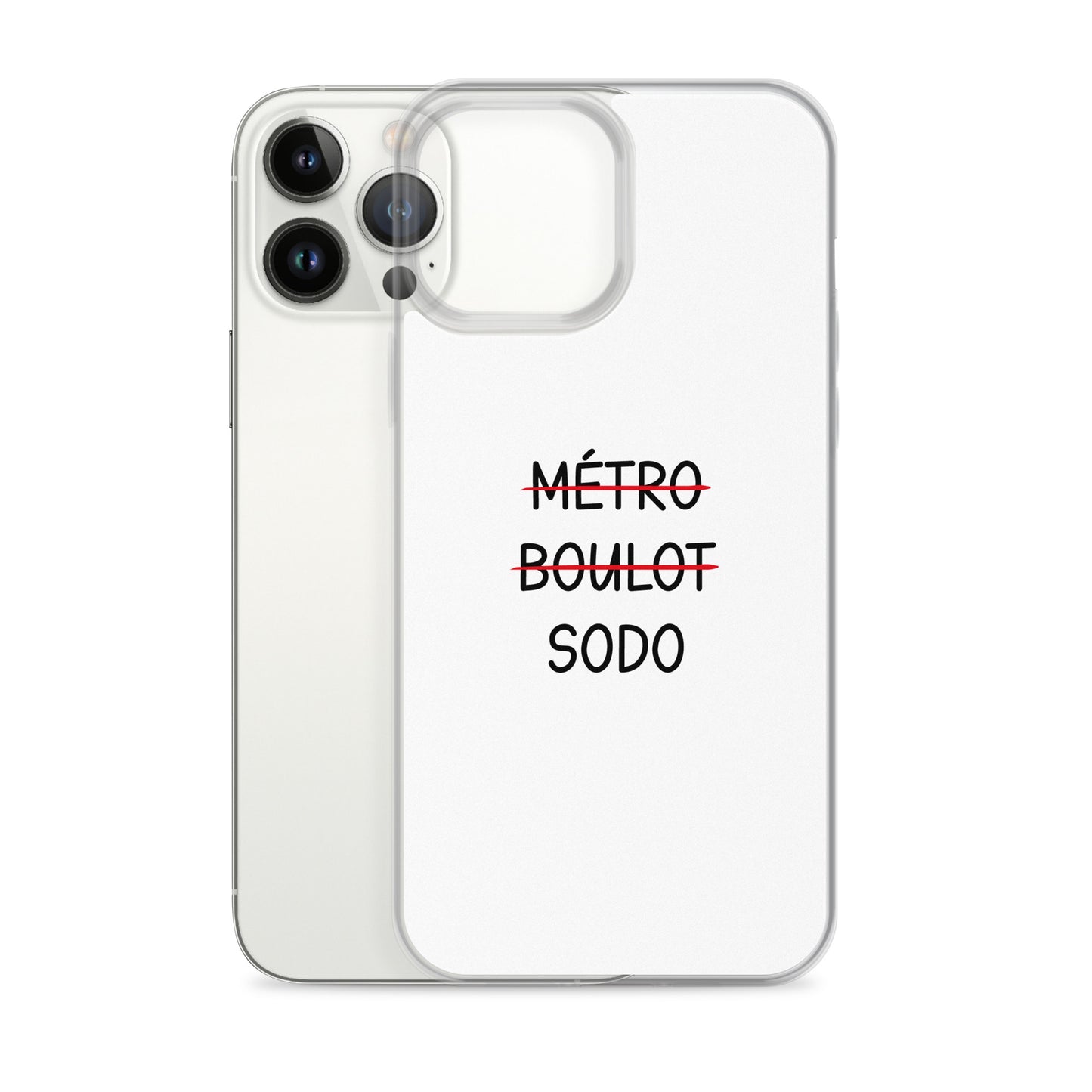 Coque iPhone Métro boulot sodo - Sedurro