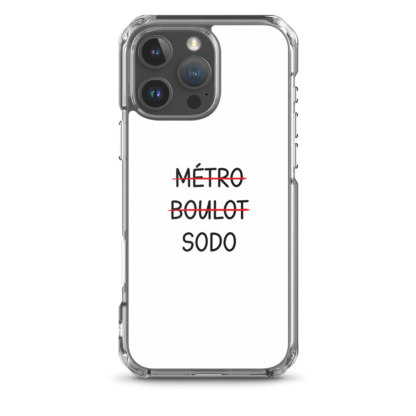 Coque iPhone Métro boulot sodo - Sedurro