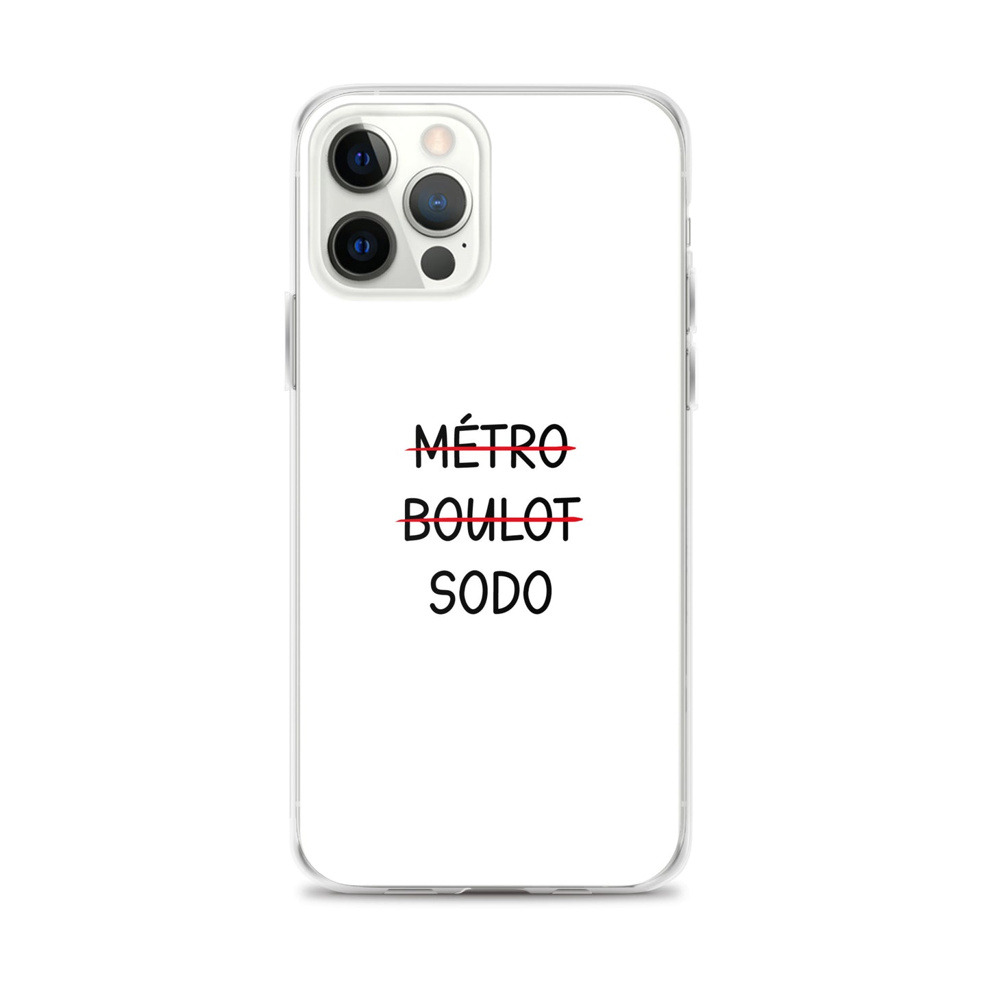 Coque iPhone Métro boulot sodo - Sedurro