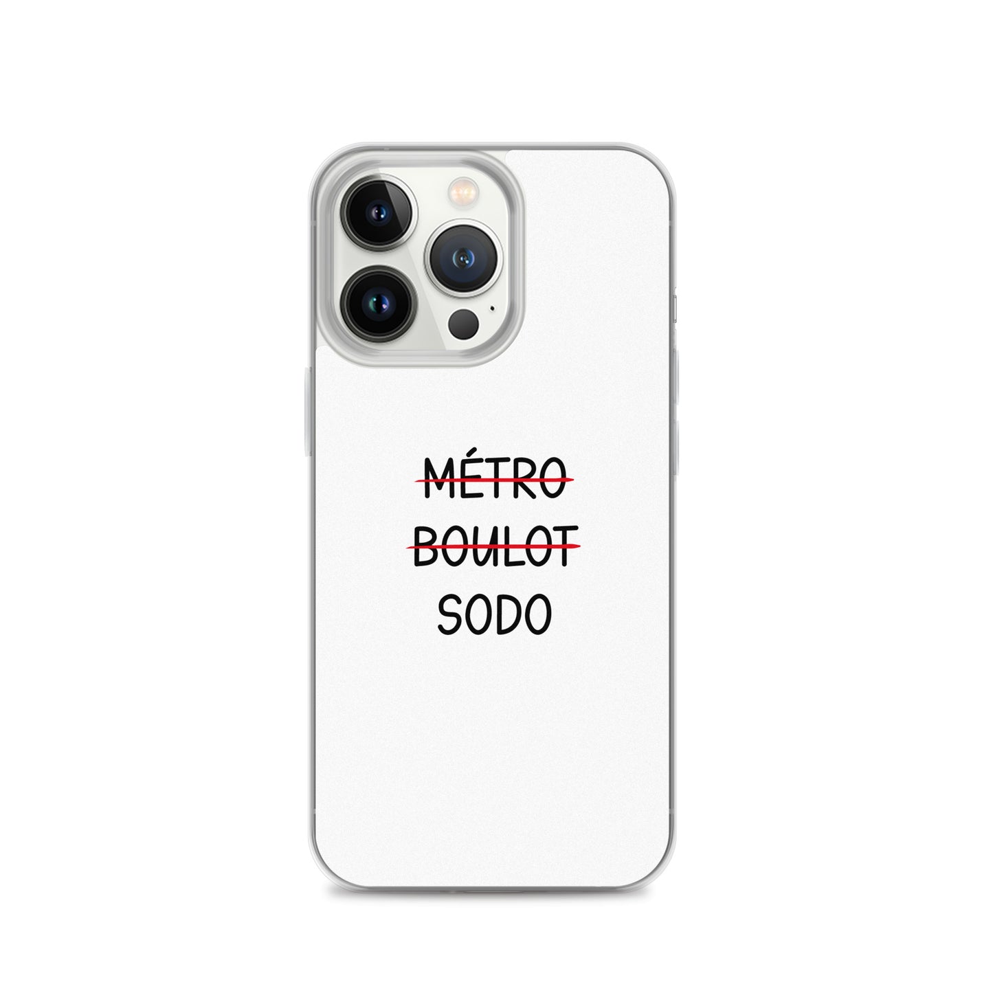 Coque iPhone Métro boulot sodo - Sedurro